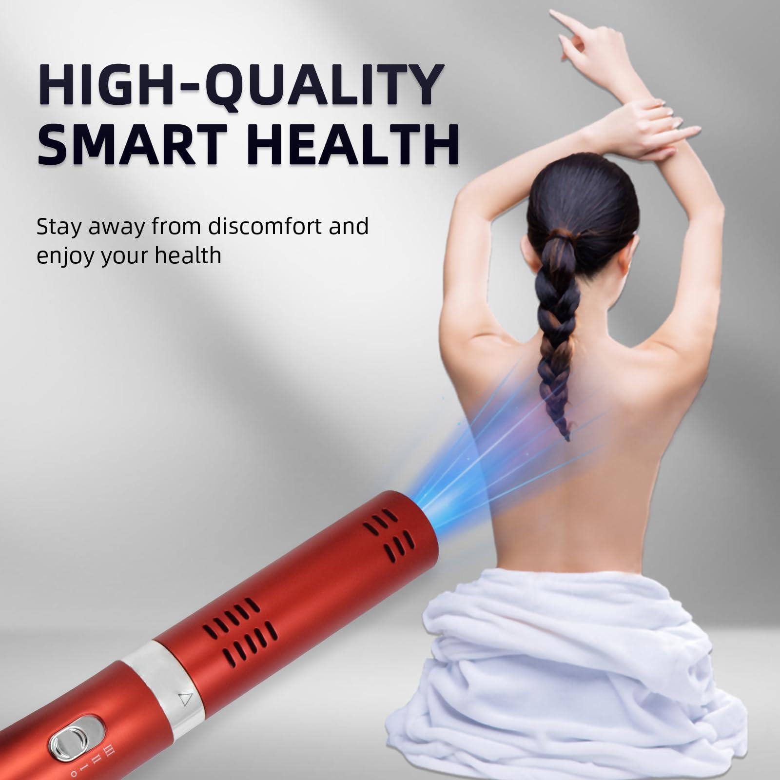 RXDSWKJ Terahertz (THZ) Wand Blower Health Therapy Board Electric Heating Massage Wand for Body and Water Enhancement