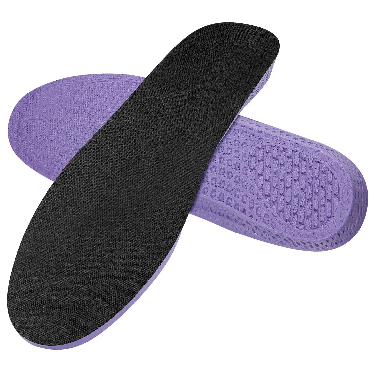 Endoto Insoles for Vans Shoes, Replacement Inserts for Men and Women\'s Skate Sneakers, Cushioned Inner Soles for Comfort and Foot Pain Relief(Size: US 9.5 Women/8 Men-EU 40.5)