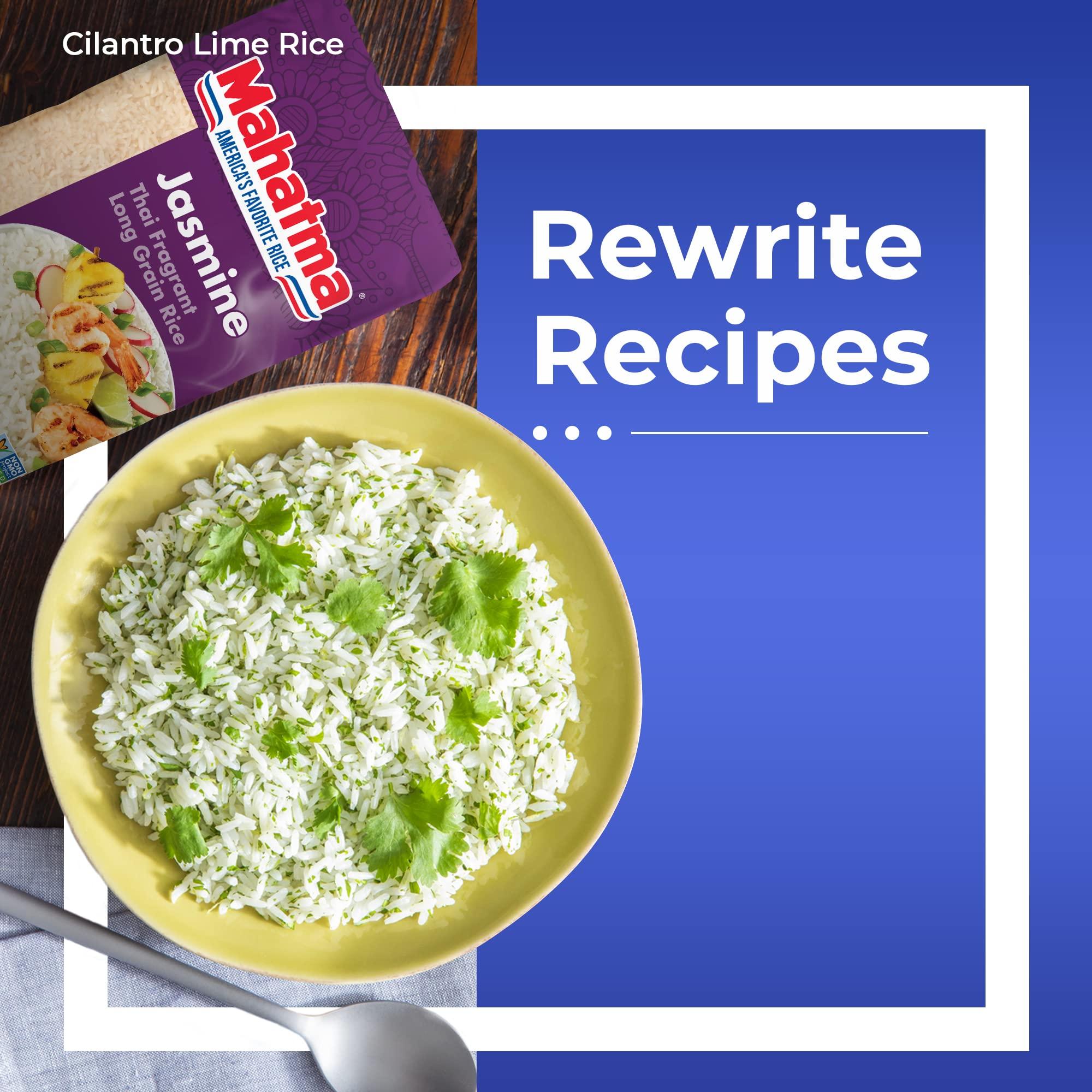 Mahatma Mahatma Jasmine Rice, 32-Ounce Bag of Rice, Thai, Indian, or Cambodian Fragrant Flavored Rice, Stovetop or Microwave Rice