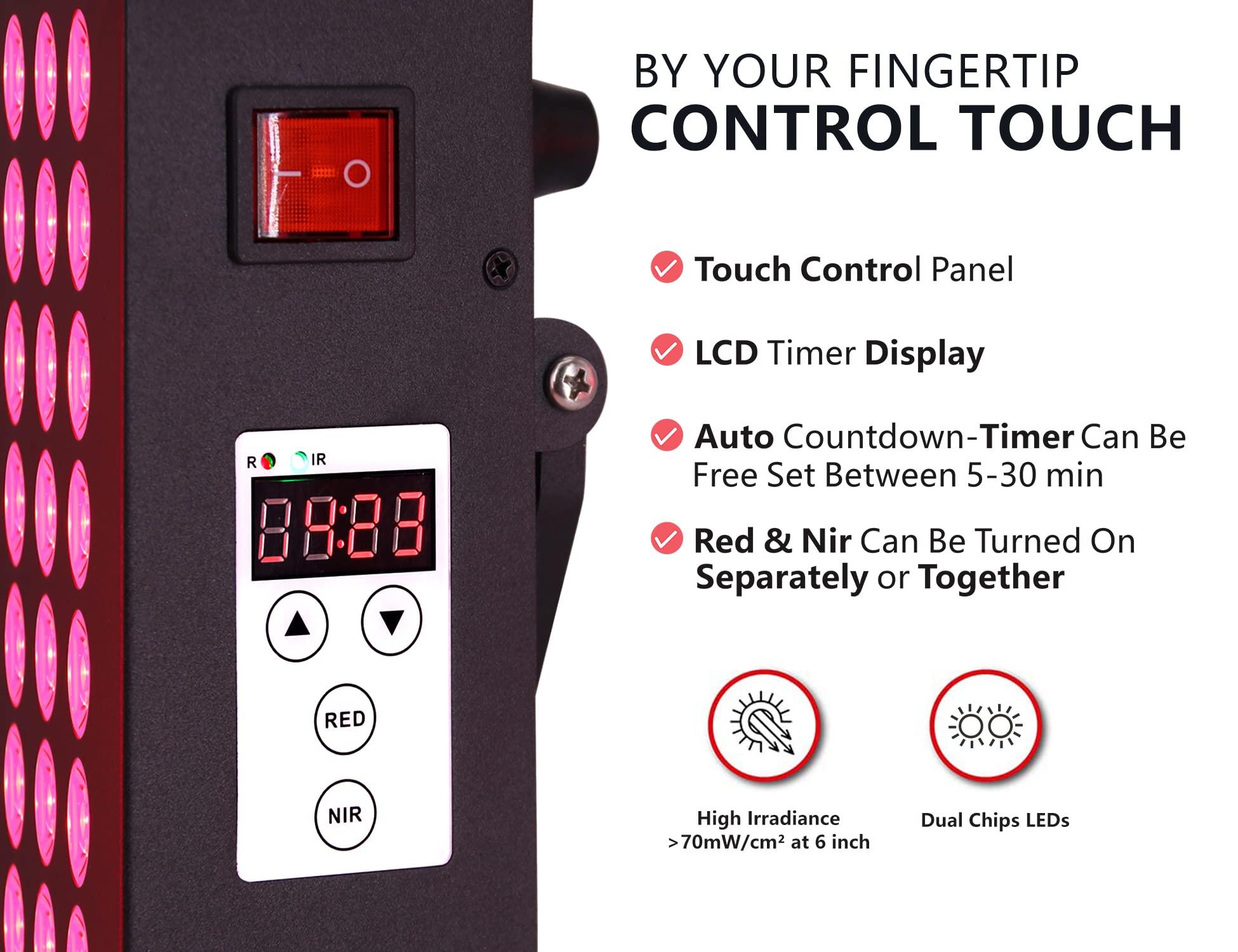 supersred supersred Red Light Therapy Panel, Infrared Red Light Therapy Lamp for Body with Stand, Medical Grade 660nm and 850nm Near Infrared Led Red Light Therapy for Face Device at Home