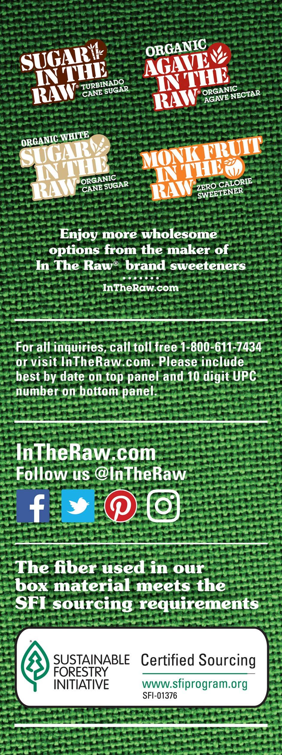 In The Raw Stevia In The Raw, Plant Based Zero Calorie, No Erythritol, Sugar Substitute, Sugar-Free Sweetener for Coffee, Hot & Cold Drinks, Suitable For Diabetics, Vegan, Gluten-Free, 100Count Packets (1 Pack)