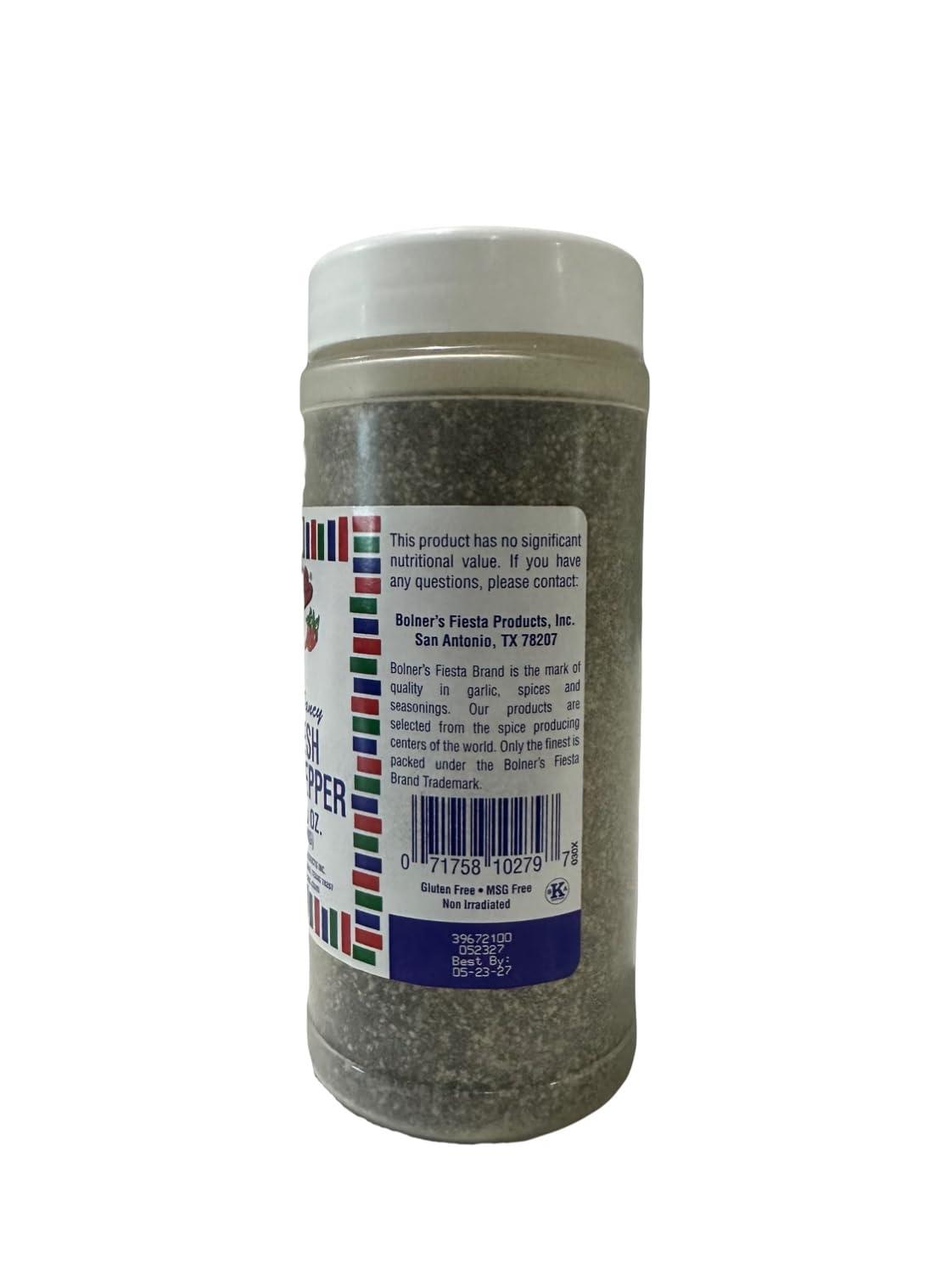 Bolner\'s Fiesta Bolner\'s Fiesta 16 Mesh Black Pepper 8 oz