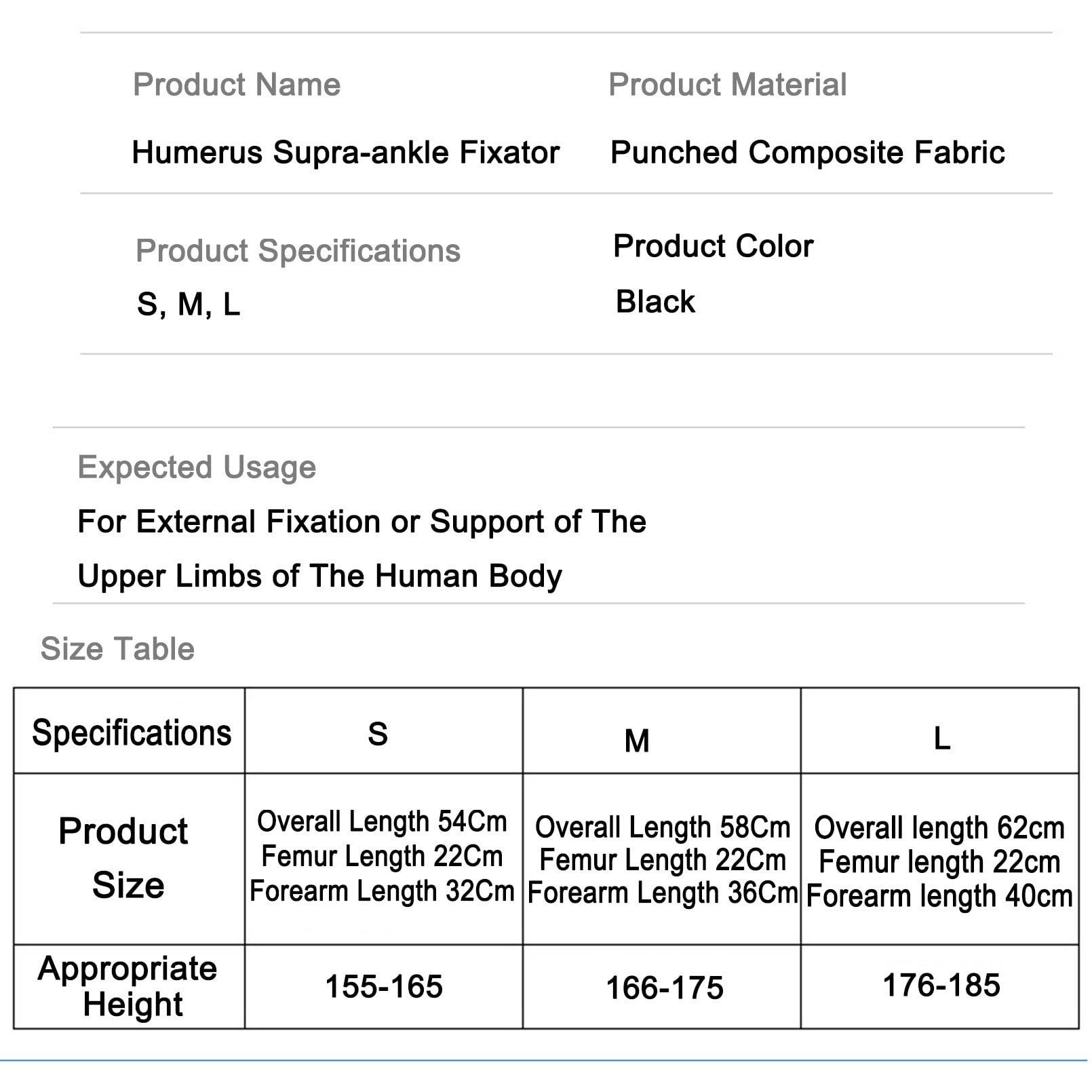 JIONET JIONET ROM Elbow Brace Hinged Support Sling Stablizer Injury Recovery Support After Surgery for Dislocated Arm Fixed Splint and Shoulder Strap (Color : Right Arm, Size : Small)