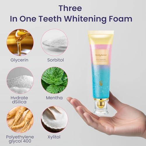 BodyAccel BodyAccel Niacinamide Whitening Toothpaste, BodyAccel Toothpaste, Niacinamide Intensive Whitening Toothpaste, Niacinamide Toothpaste, Stain Removal Toothpaste Natural, Fresh Breath (2)