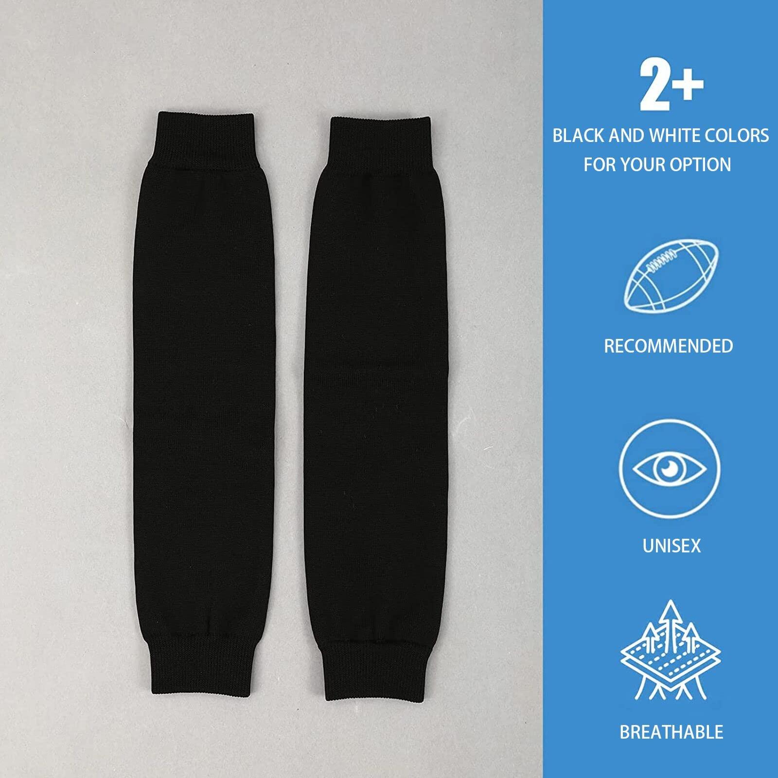 HGRTYXS HGRTYXS Football Leg Sleeves Men& Youth, Calf Compression Sleeve for Men Women, Football Socks Sport Running Football Accessories for Adult Athletes, Black