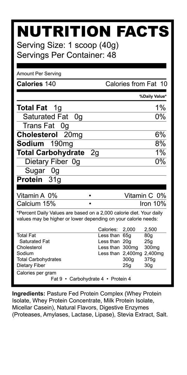 BioHealth Nutrition Precision Blend Vanilla (4 lb) Whey Protein | 31g Time Release Protein Blend | Non-GMO | Sugar Free | 48 Servings