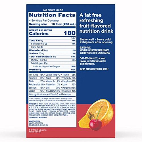 Ensure Clear Ensure Clear Mixed Fruit Nutritional Drink | 8g Protein, 15 Vitamins & Minerals | Ready-to-Drink | Refreshing Taste | 10 fl oz -12 Pack*