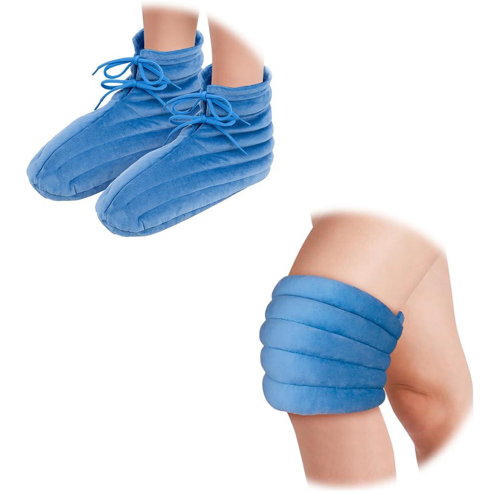 NEWGO NEWGO Bundle of Microwave Knee Wrap and Warm Booties