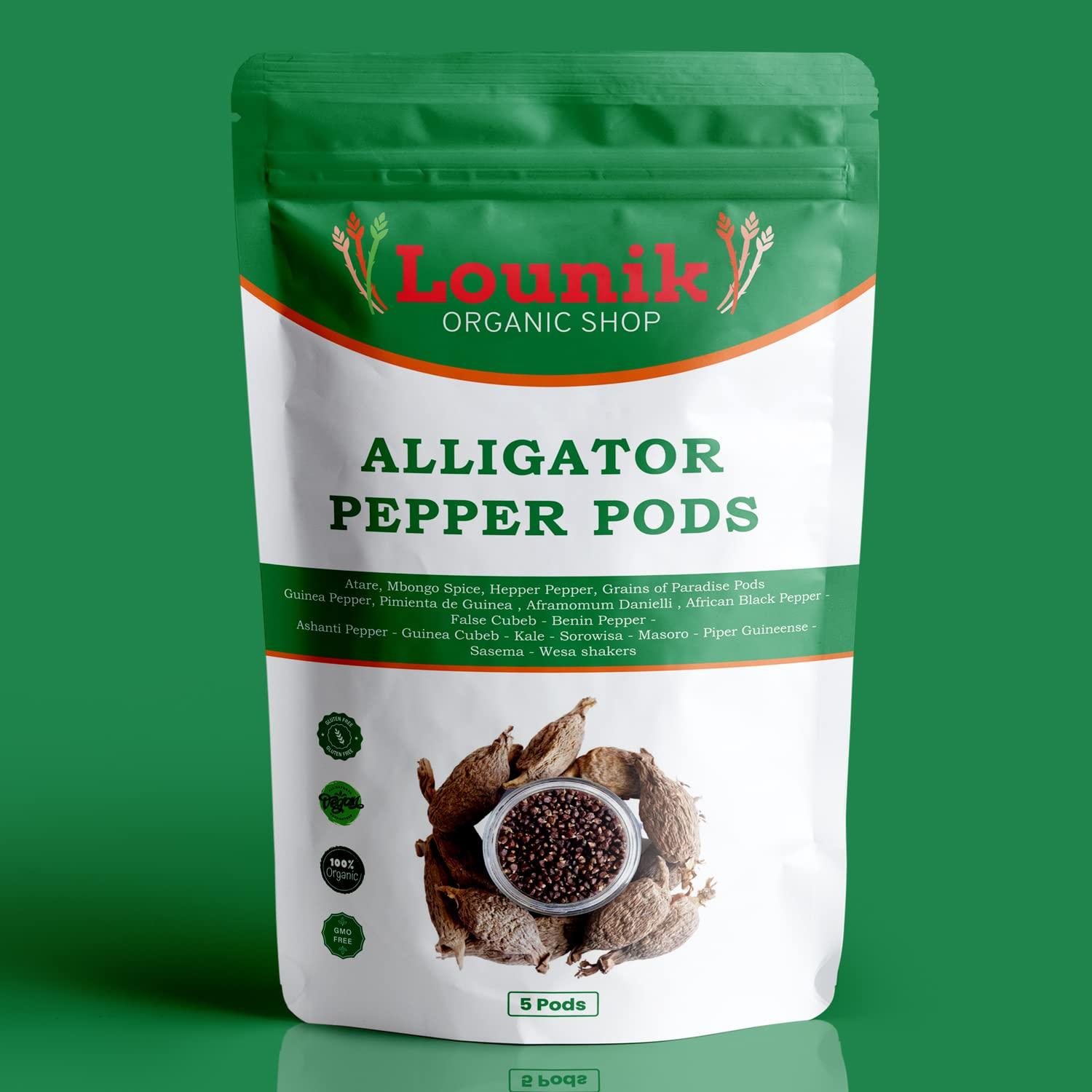 LOUNIK Lounik Alligator Pepper Pods- 5 Pods