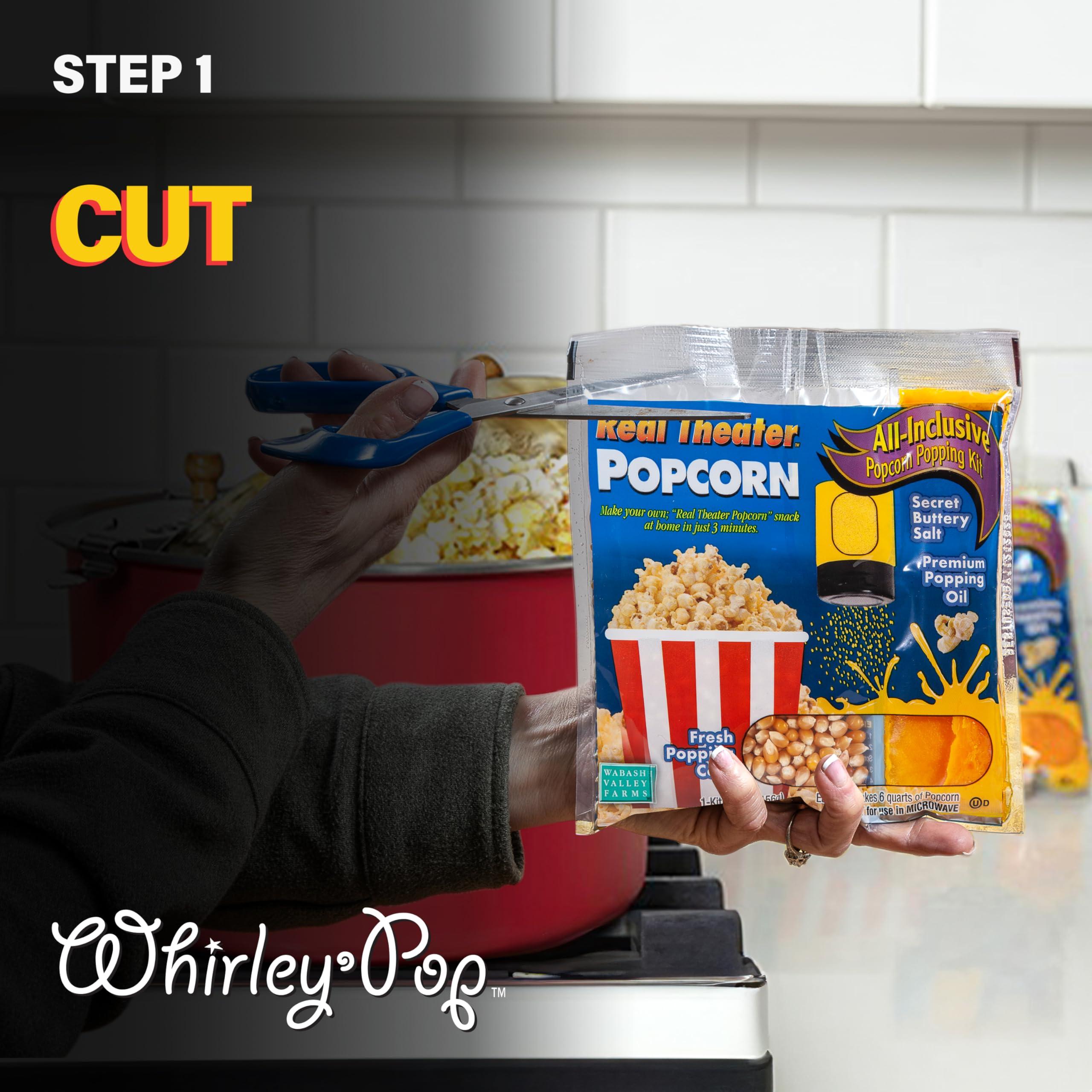 Wabash Valley Farms Wabash Valley Farms Theater Popcorn Kits - 10 Pre-Portioned Popcorn Machine Popcorn Packets, Popcorn Kernels for Popcorn Machine, 10 Pop Corn Packs