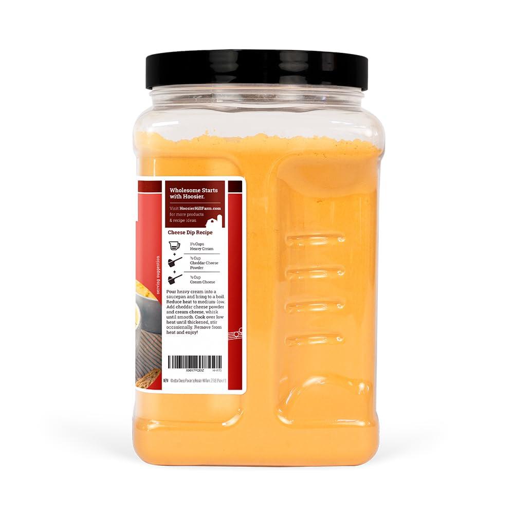 Hoosier Hill Farm Hoosier Hill Farm Cheddar Cheese Powder, Cheese Lovers, 2.5LB (Pack of 1)