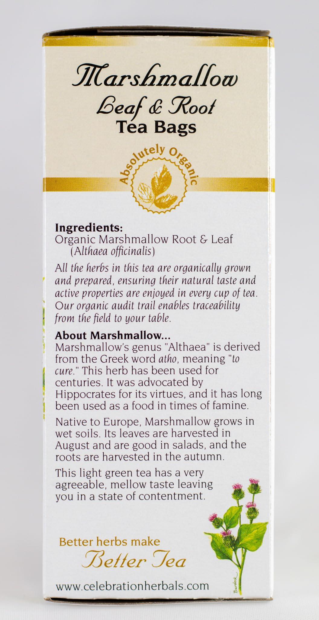 Celebration Herbals CELEBRATION HERBALS Marshmallow Leaf & Root Organic 24 Bag, 0.02 Pound