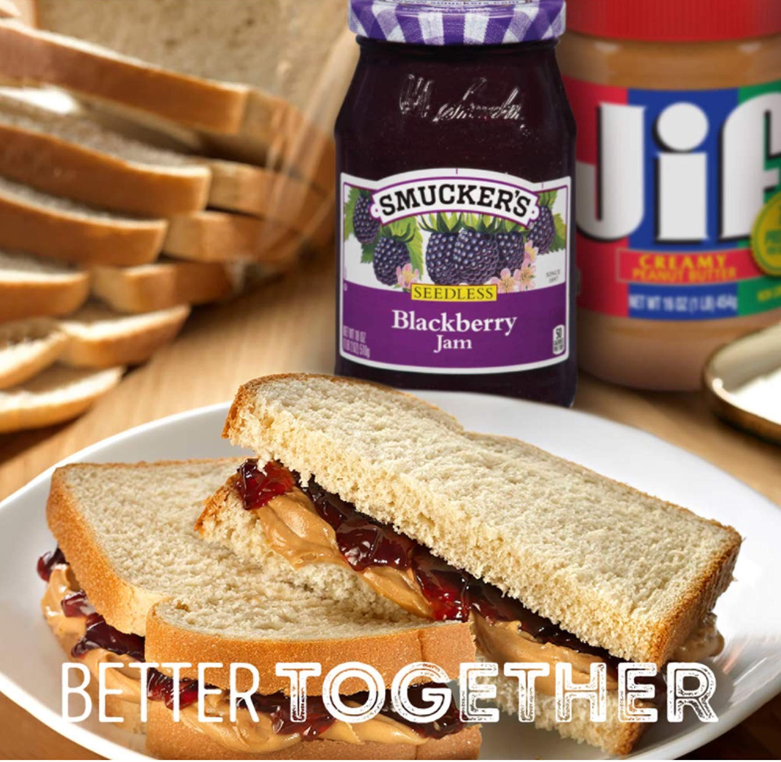 Smucker\'s Smucker\'s Seedless Blackberry Jam, 12 Ounces