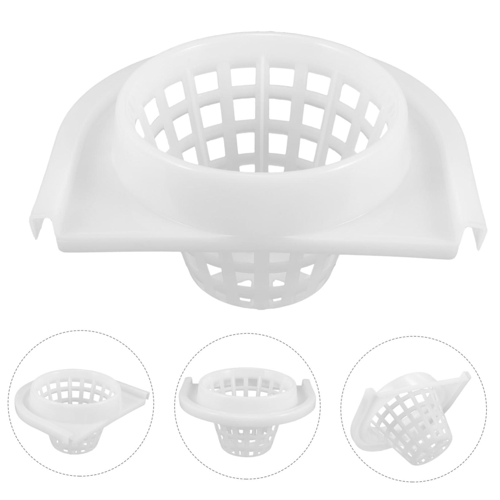 Hemoton Hemoton Mopping Bucket Water Squeezing Basket Mop Bucket Drainage Cleaning Mop Basket Mopping Bucket Basket Mop Drainage Basket Mop Basket Replacement Hamper Floor Supplies White Plastic
