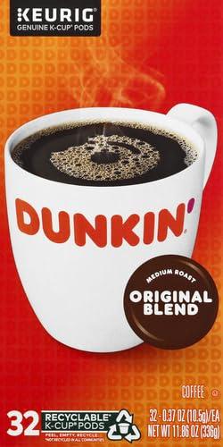 Dunkin\' Dunkin\' Original Blend Medium Roast Coffee, 32 Keurig K-Cup Pods