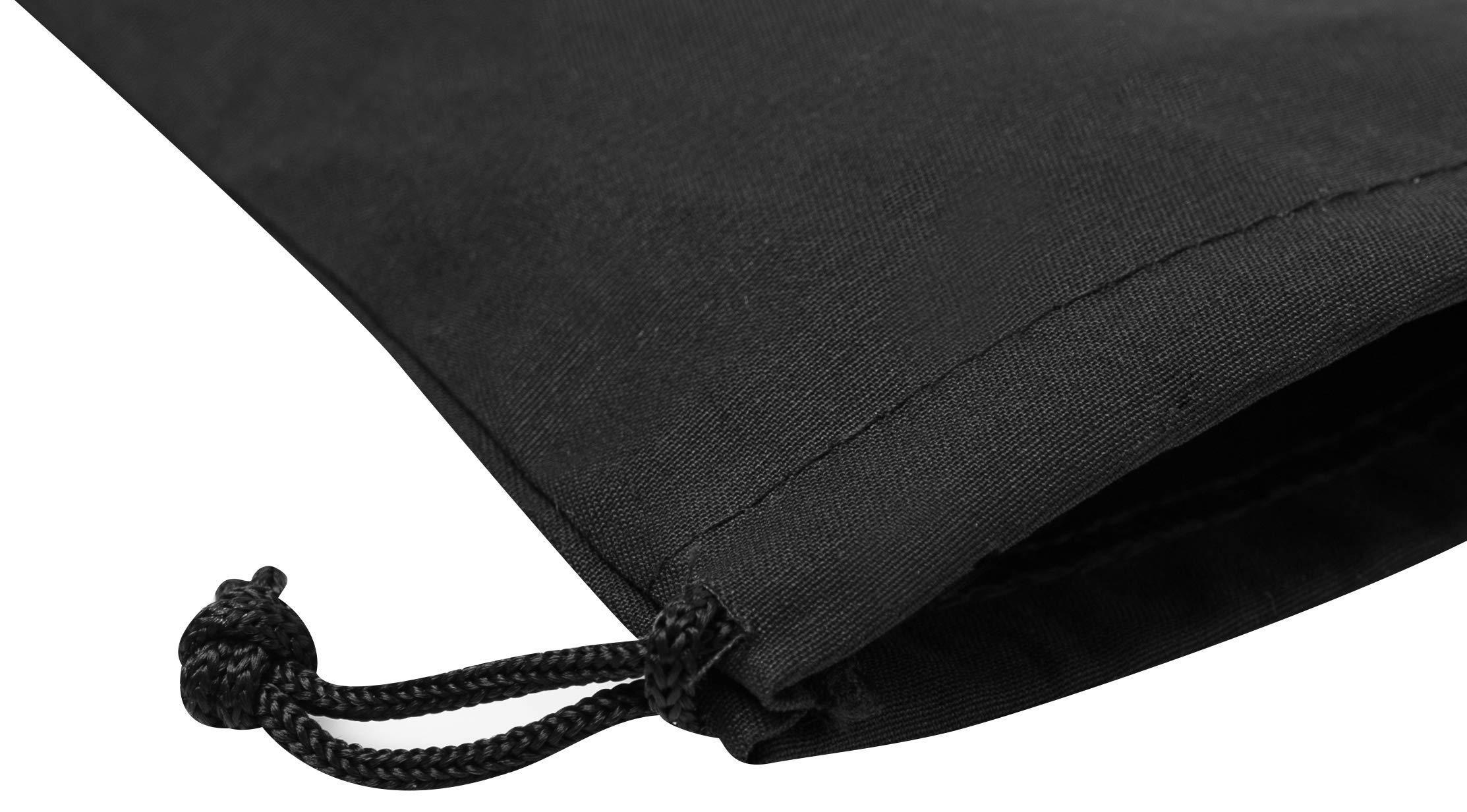 DR Drawstring Bags 12-Pack For Storage Pantry Gifts (4 x 6 inch - 12 pack)