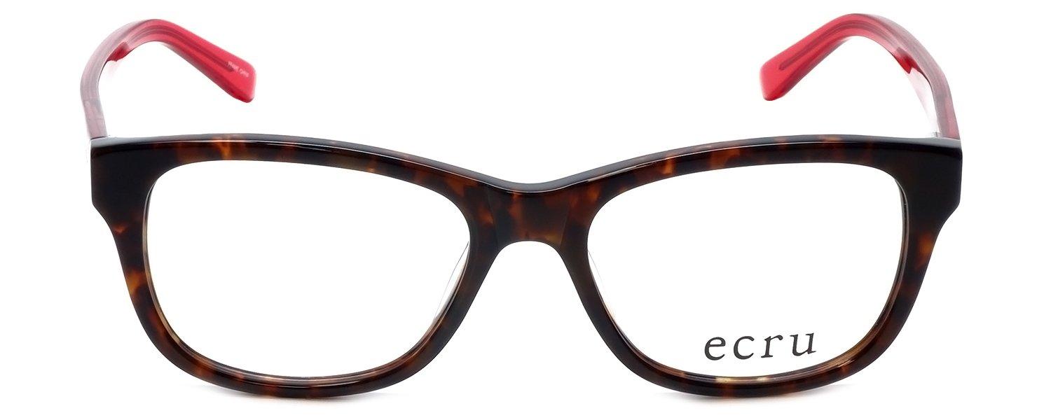 Ecru Ecru Designer Reading Glasses Morrison in Tortoise-Red +3.50