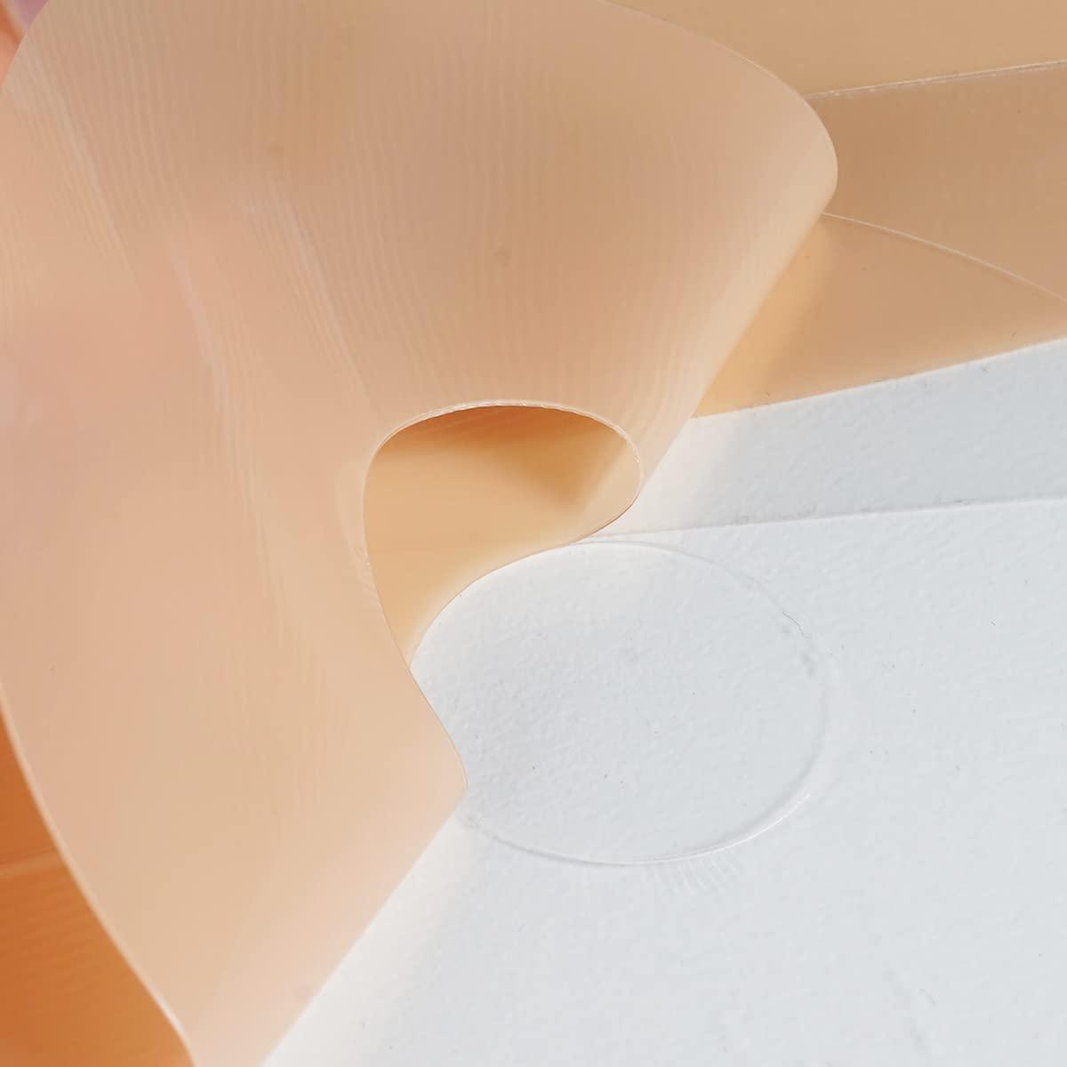 ZODENIS Silicone Scar Sheets, Silicone Scar Sheets for Breast 8 Pack, Breast Reduction After Surgery for Scars, Scar Removal Sheets, 4 Areola Soft Strips & 4 Anchor Sheets
