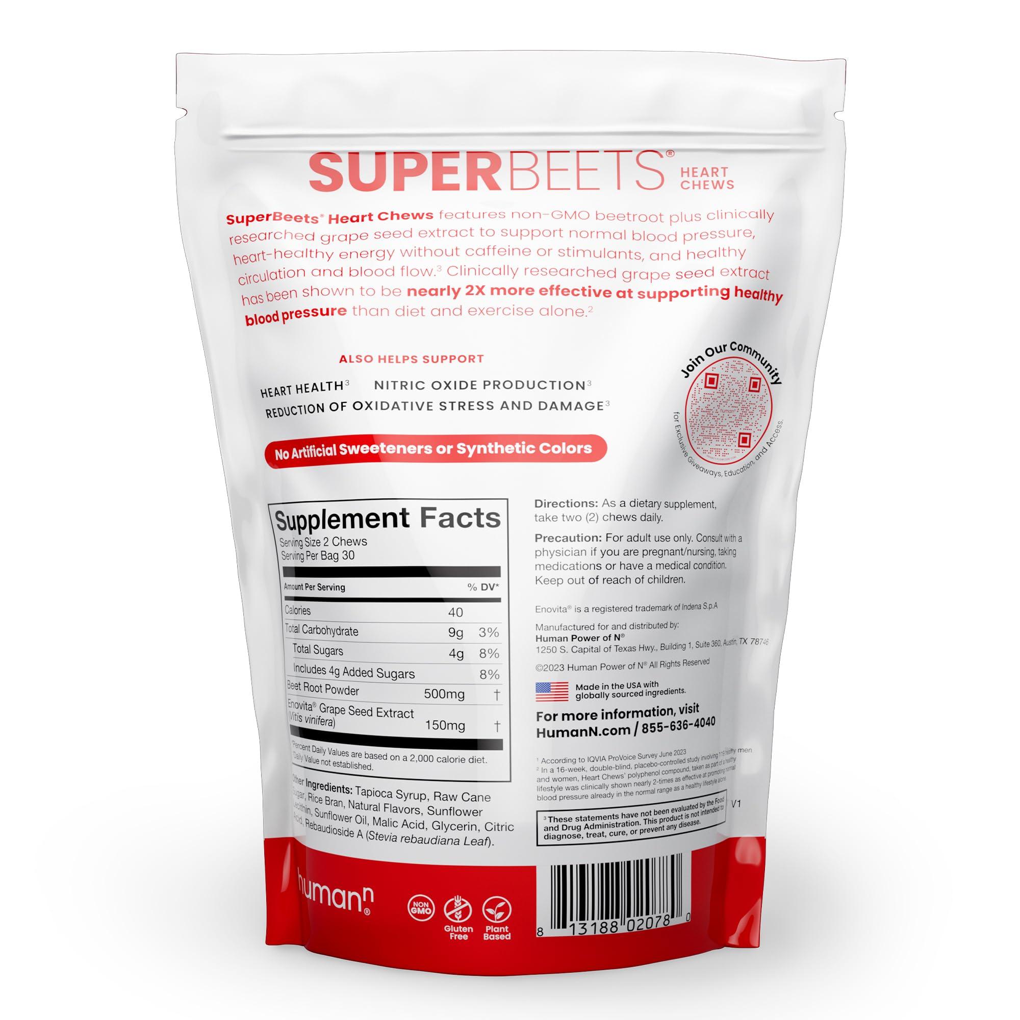 humanN humanN SuperBeets Heart Chews & D3 Chews