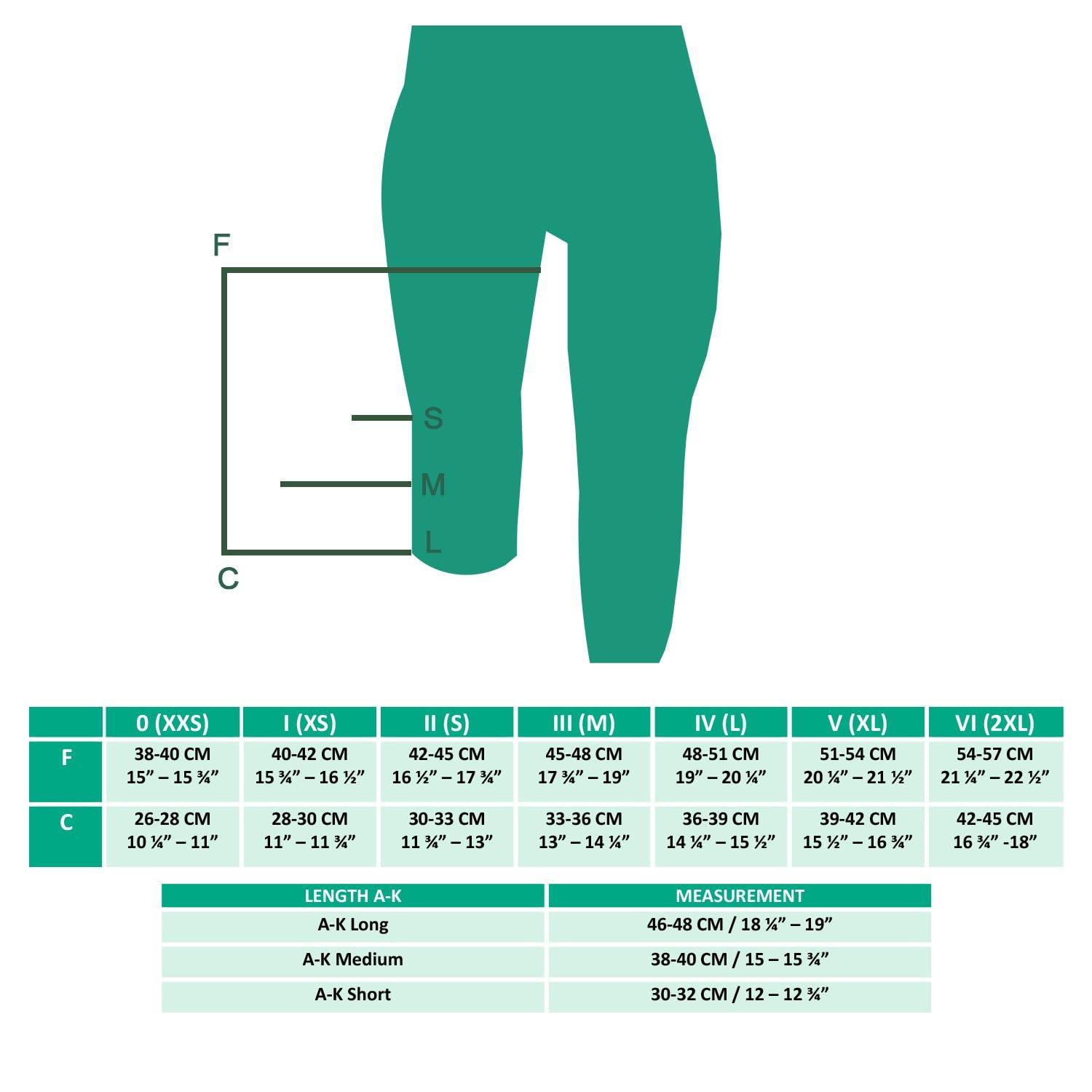 Juzo Juzo Dynamic Prosthetic Shrinker 20-30 mmHg Compression Stockings, Below Knee, Beige | Compression Socks for Post-Amputation Limb Shaping, Edema, Prosthetic Fit, Skin Protection | 15\", Large (IV)