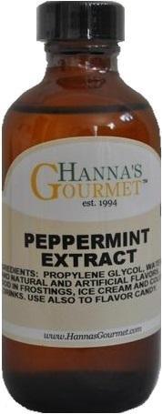 HANNA'S GOURMET PEPPERMINT, EXTRACT