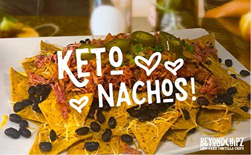 BeyondChipz BeyondChipz Low Carb Tortilla Chips, Whole Lotta\' Nacho, Keto Friendly, Gluten Free, One 5.3oz Bag