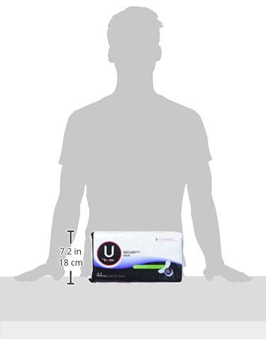 U by Kotex Kotex Long Super Maxi Pads, 44 pads