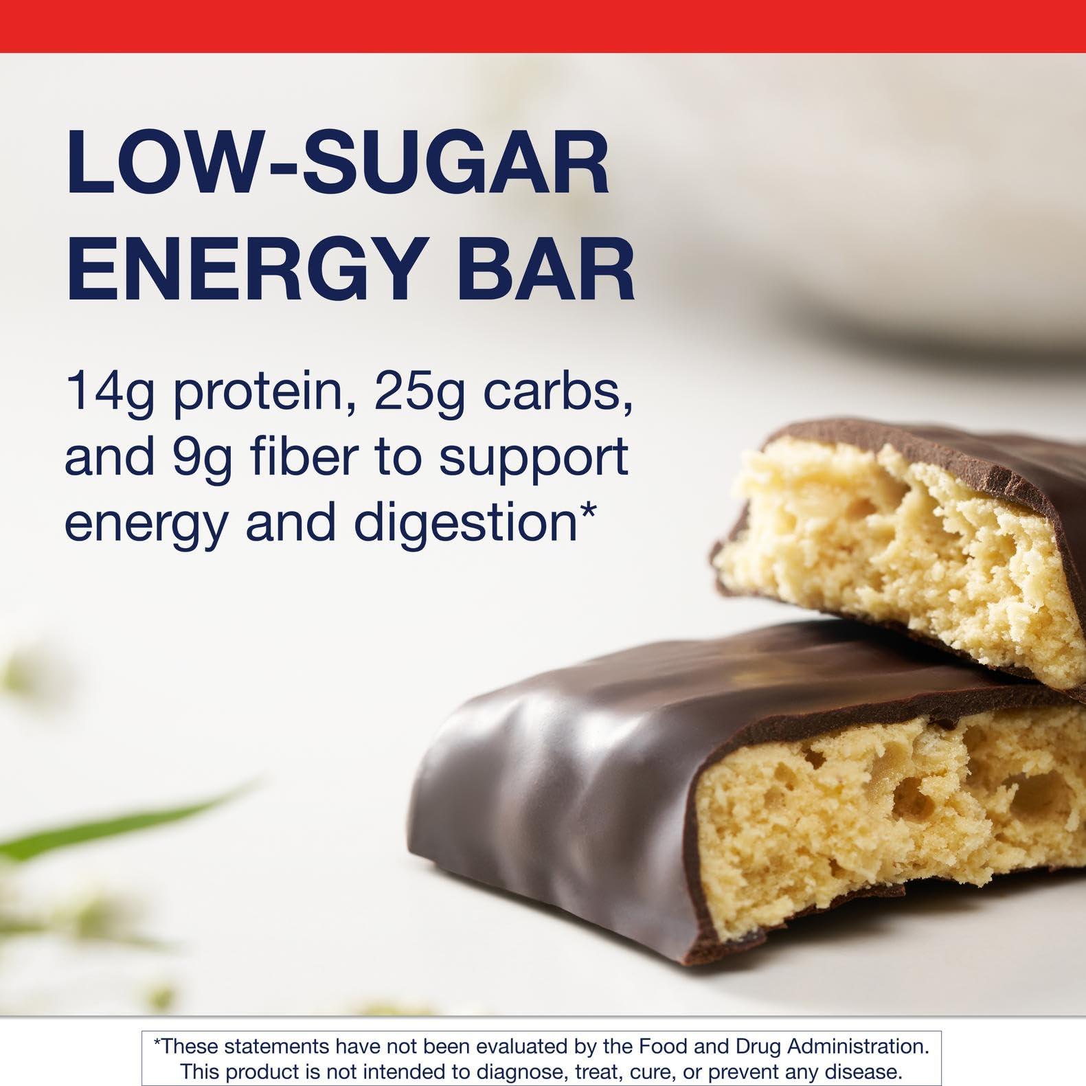 Metagenics Metagenics Ultra Energy Bars - High Protein Bar - With Iron, Fiber from Inulin, Potassium & Calcium - Helps Sustain Energy - Caramel Sea Salt - 12 Bars