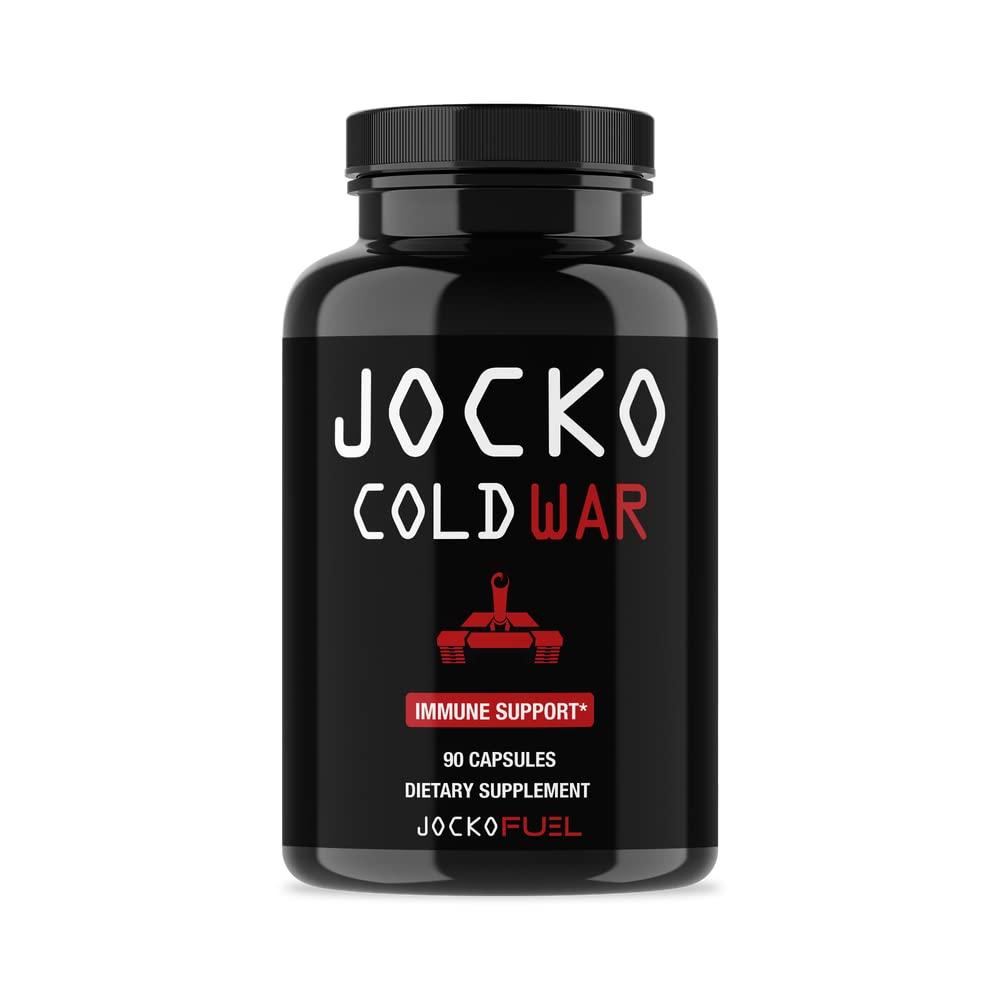 Jocko Fuel Jocko Fuel Cold War and Omega 3 Krill Oil Supplement Bundle