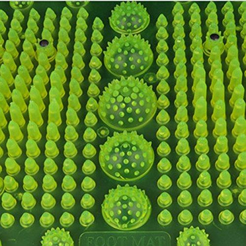 Foot Needle Mat Reflexology Foot Massage Mat Stimulates Blood Circulation Acupressure Feet Massager Plate Board with Magnet (1. Rectangle Mat)