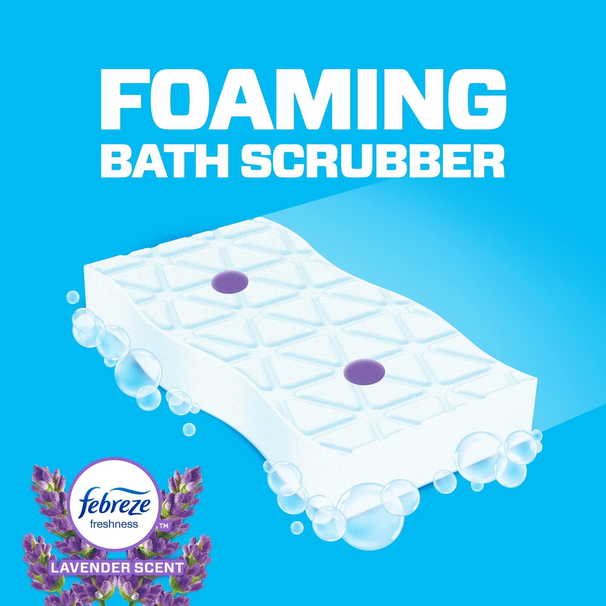 Mr. Clean Mr Clean Magic Eraser Bath with Febreze Lavender scent, Cleaning Pads with Durafoam, 2 count