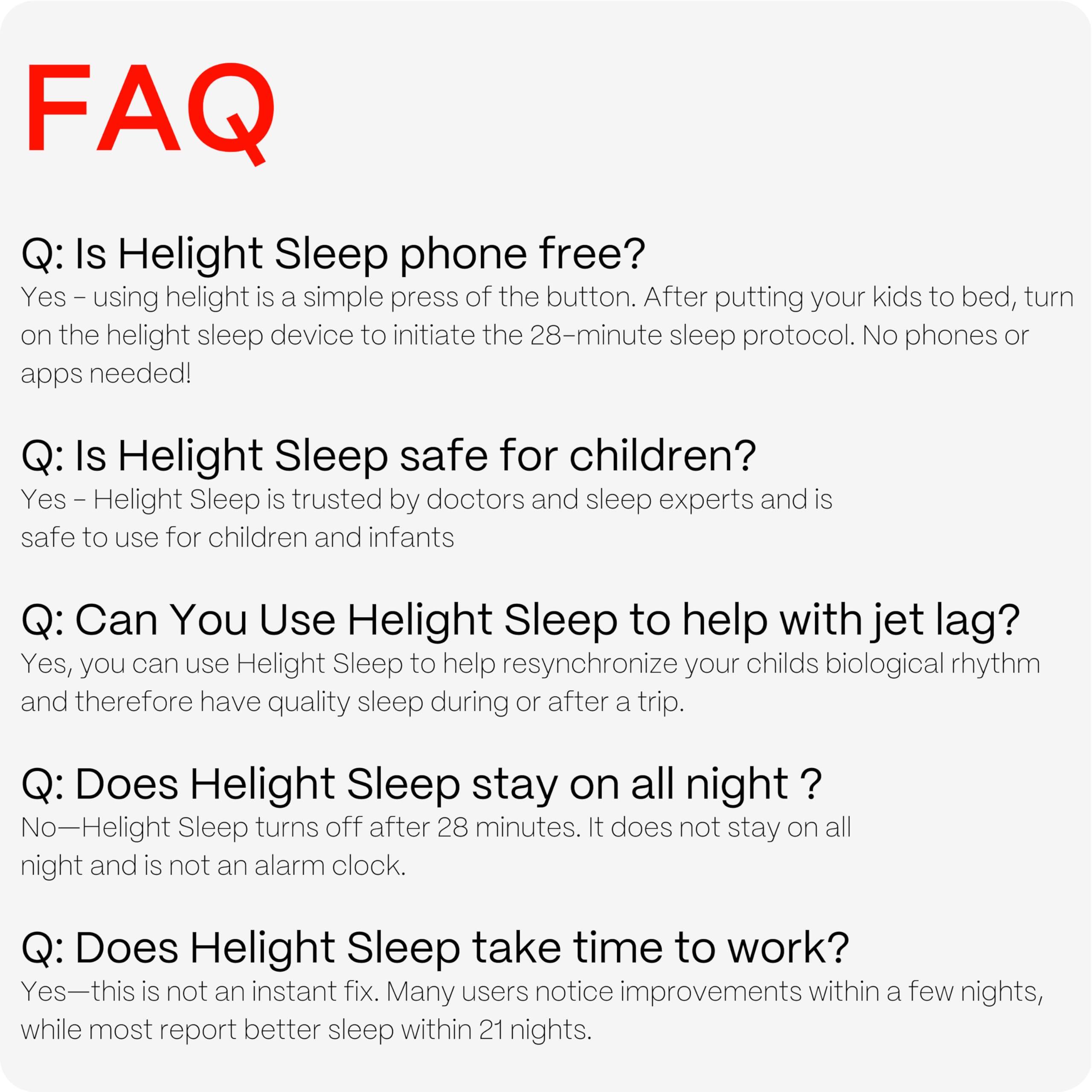 Helight Helight Sleep Kids Red Light Therapy Sleep Device 630nm Pure Red Light for Better Sleep Sleep Aid to Support Deep Relaxation and Quality Sleep Backed by Science for Babies & Kids Bedrooms