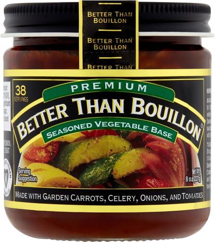 Better Than Bouillon Better Than Bouillon Seasoned Vegetable Base, 8 Ounce, Brown