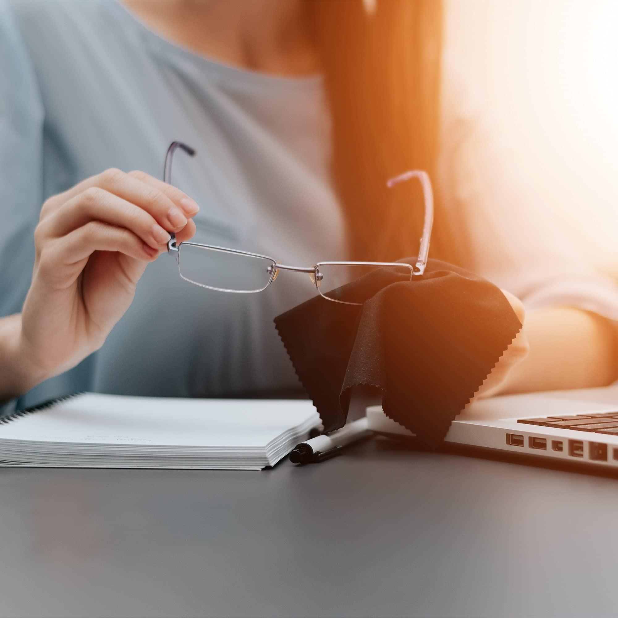 Smart Go Smart Go - Microfiber Cleaning Cloth (1000 Pieces) - Digital Custom Print Your Company Artwork or Business Logo - Promotional Item for Cleaning Eyeglasses, Screens, & Lenses - 6 x 6 in