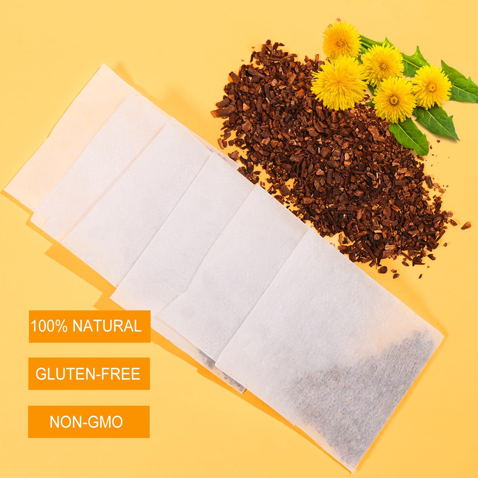 Jarteela Jarteela - Roasted Dandelion Root Tea Bag, 2g x 50 Count - Dandelion Tea - Premium Herbal Dandelion Tea Bags - Non-GMO - Caffeine-free Tea