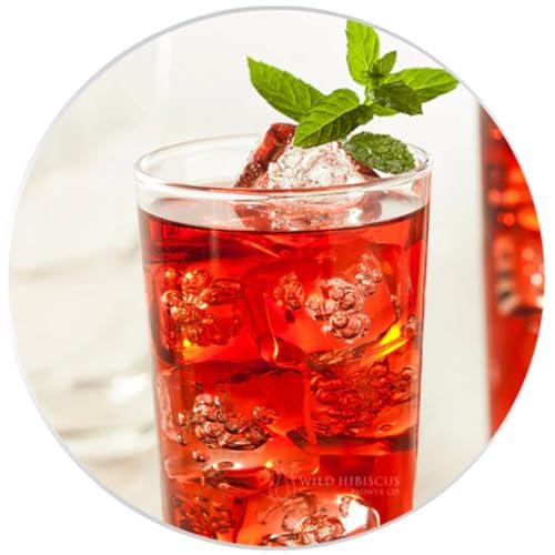 The Wild Hibiscus Flower Company Wild Hibiscus Flower Company Hibiscus Flower All Natural Cocktail Concentrate, 3.4 Fluid Ounce Bottle