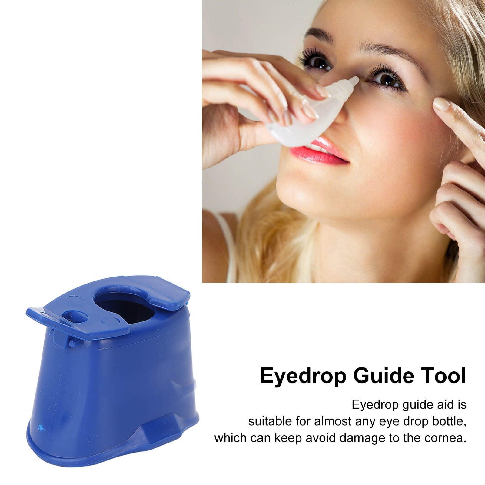 Agatige Eye Drop Applicator, Portable Autodrop Eyedrop Guide Aids Bottle Holder Tool Eye Dropper Cup Eyedropper Helper Eye Drop Holder for Elderly Children