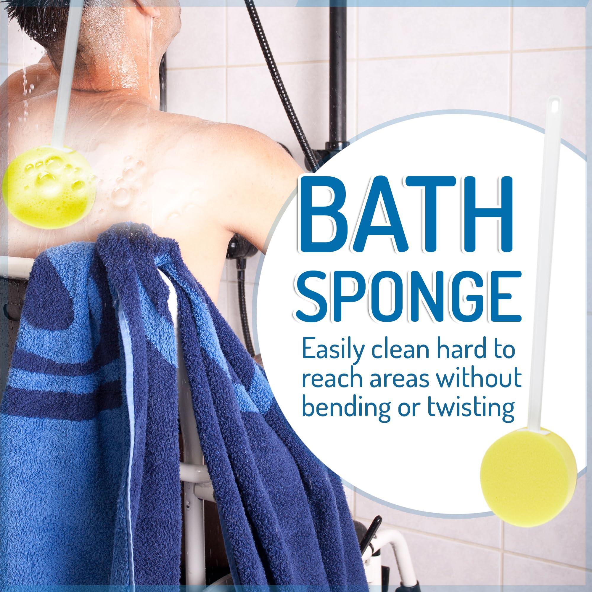 MARS WELLNESS 7 Piece Deluxe Hip Kit - Deluxe Hip/Knee Replacement Kit Tool - Leg Lifter, Sock Iad, 2 Rotating Grabber Reacher, Dressing Stick, Shoe Horn, Bath Sponge - Surgery Recovery Kit