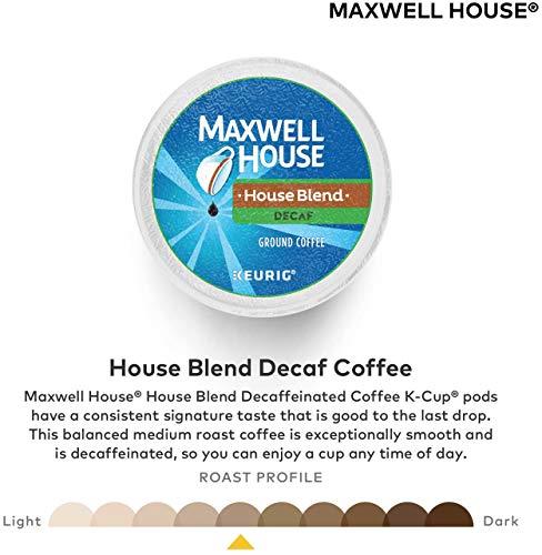 MAXWELL HOUSE Maxwell House, Decaf House Blend Coffee Keurig K-Cups, 96 Count