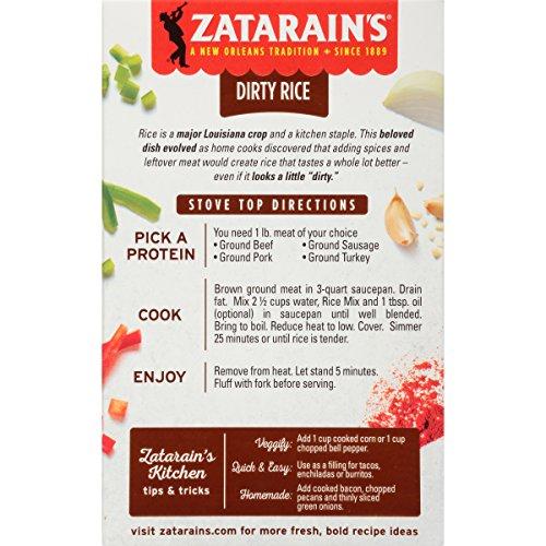 Zatarain's Zatarain's Original Dirty Rice Mix, Gluten Free (Pack of 3)