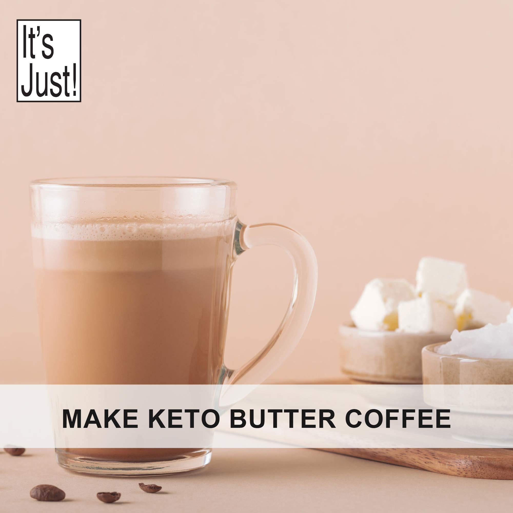 It's Just! It\'s Just - Grass-Fed Butter Powder, Made from Real Butter, Shelf Stable, Just Add Water, Made in USA, 9oz