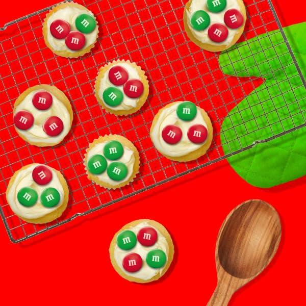 M&M\'s M&M\'S Milk Chocolate Red & Green Christmas Candy Bulk Assortment, 38 oz Resealable Bag
