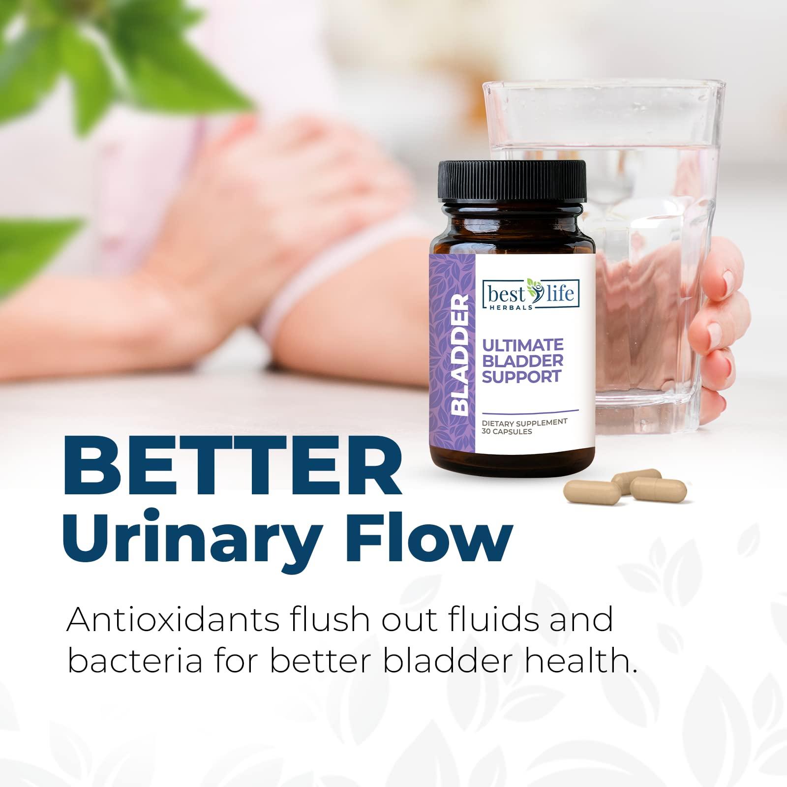 Best Life Herbals Ultimate Bladder Support Dietary Supplement 30 Capsules Restore Your Freedom and Confidence - 6 Bottles