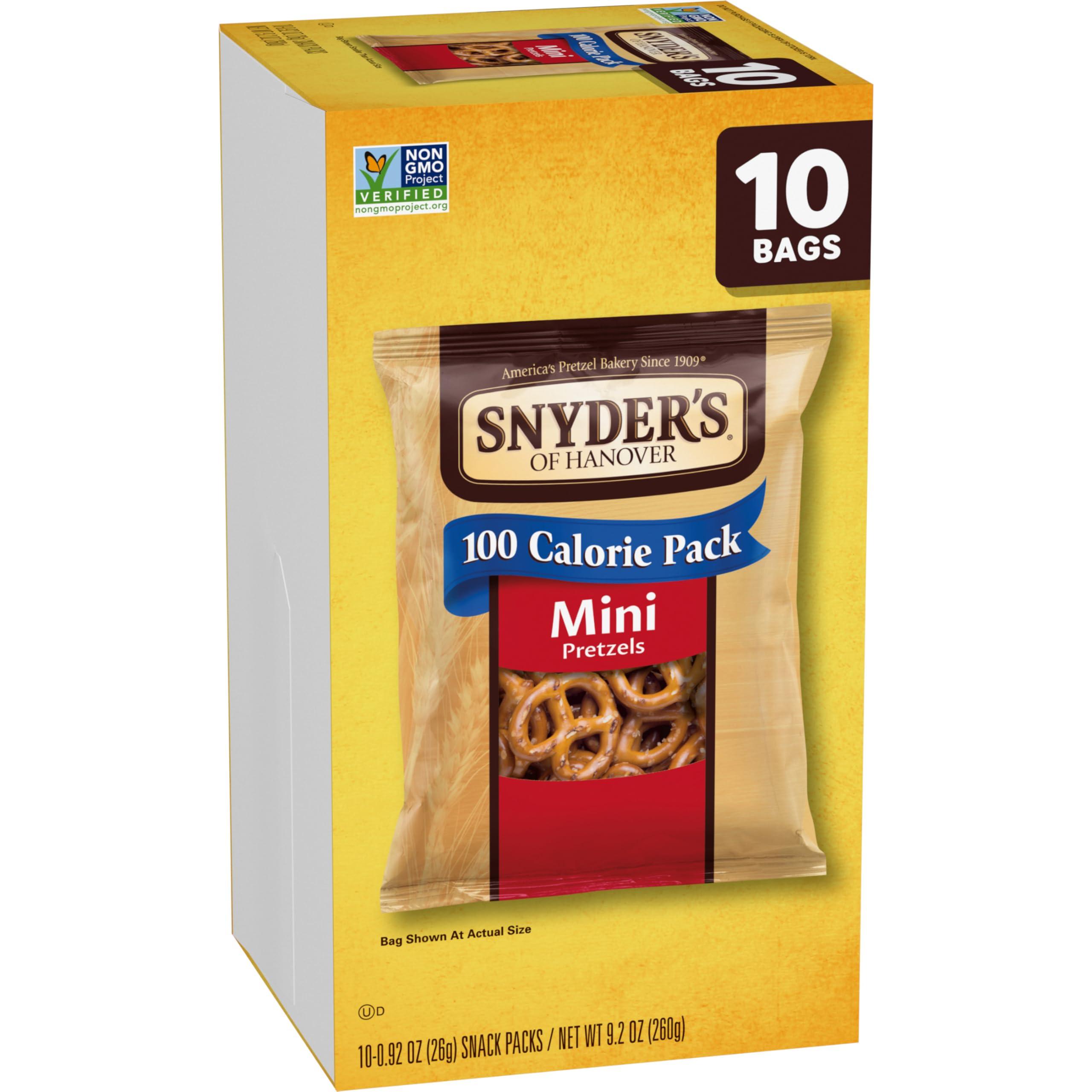 Snyder's of Hanover Snyder\'s of Hanover, 100 Calorie Mini Pretzels, Individual Packs, 10 Ct (pack of 1)