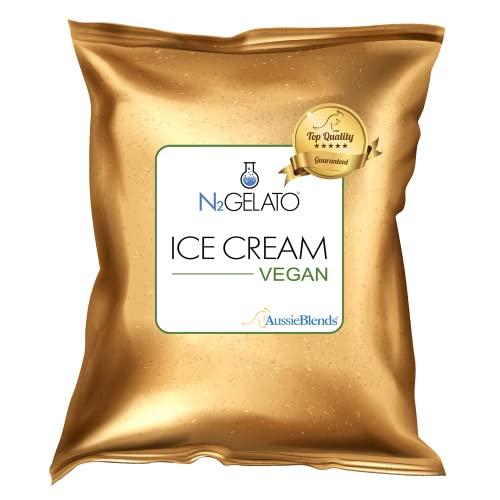 AussieBlends AussieBlends Vegan Ice Cream Mix for Soft Serve, Rolled Ice Cream, Gelato, Liquid Nitrogen Ice Cream, Hard Ice Cream, and Scooped Ice Cream, 1-Pack