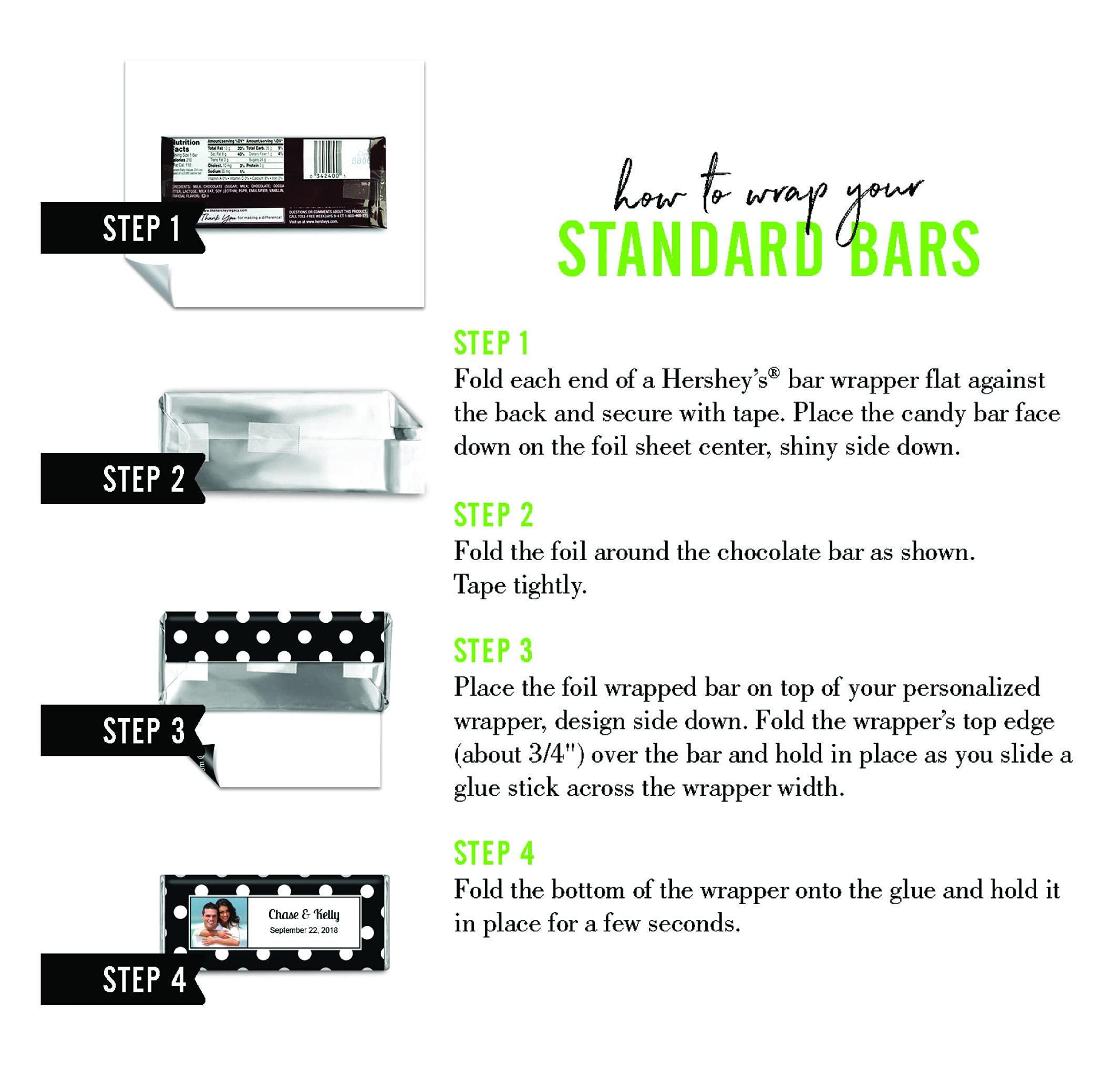 WH Candy Personalized First Communion Chocolate Bar Wrappers - Child in Prayer (25 Wrappers) - Sky