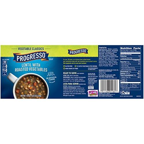 Progresso Progresso Gluten Free Vegetable Lentil with Roasted Vegetables Soup 19 oz. Can