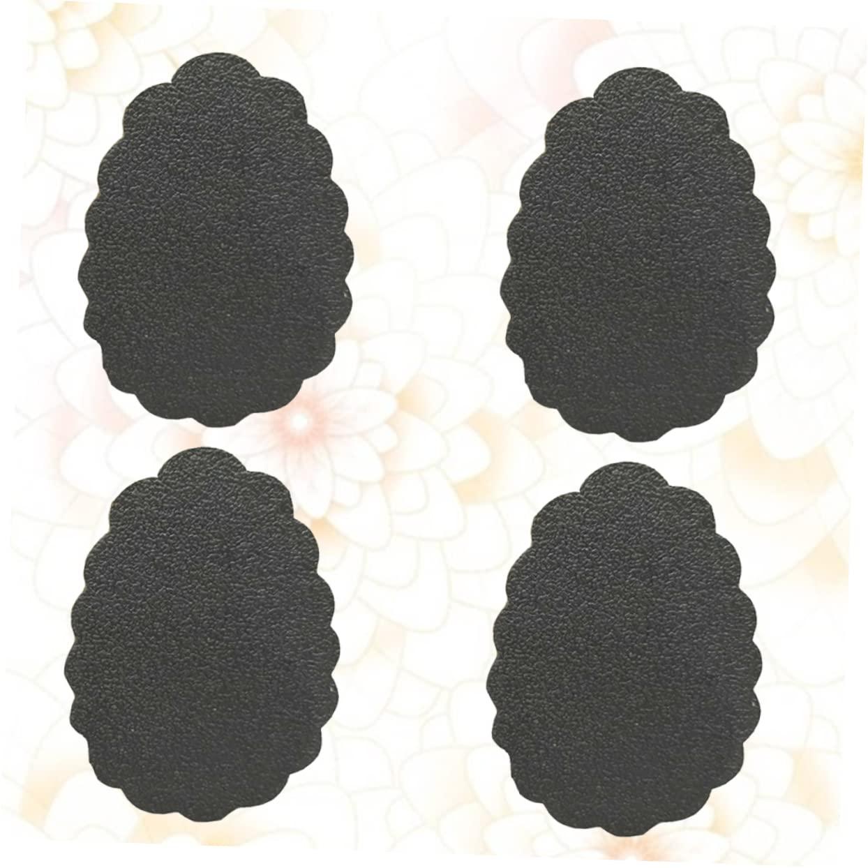 Healifty Healifty 4 Pack Women's Anti-Slip Sole Protectors Frosting Surface Half Shoe Pads for High Heels Easy Stick Remove Non-Slip Grip for Safety
