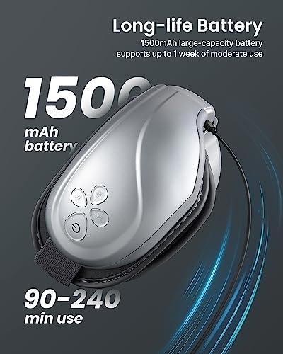 BINOXY Heated Eye Mask,USB Steam Warm Compress for Puffy Eyes Adjustable Temp Sleep Eye Mask for Dry Eye, Chalazion, Blepharitis, Stye (Color : B, Size : 21 * 9cm)