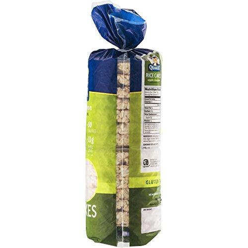 Quaker Quaker, Rice Cakes, Apple Cinnamon, 6.52oz Bag (Pack of 4)